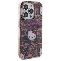 Hello Kitty IML Tags Graffiti case for iPhone 13 Pro / 13 - pink