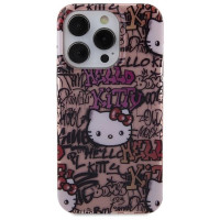 Hello Kitty IML Tags Graffiti case for iPhone 13 Pro Max - pink