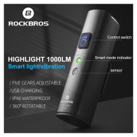 Rockbros V9M-1000 front bicycle light 1000lm - black