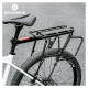 Rockbros 33210004001 bicycle rack with shelf - black
