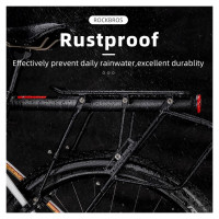Rockbros 33210004001 bicycle rack with shelf - black