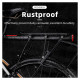Rockbros 33210004001 bicycle rack with shelf - black