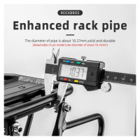 Rockbros 33210004001 bicycle rack with shelf - black