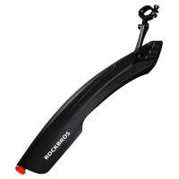 Rockbros DNB8001 mudguard with red LED light - black