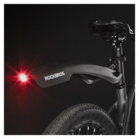 Rockbros DNB8001 mudguard with red LED light - black