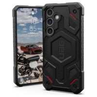 UAG Monarch Pro case for Samsung Galaxy S24 with magnetic module - black kevlar