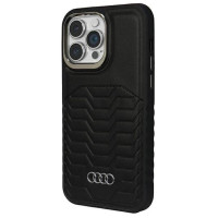 Audi Synthetic Leather case with MagSafe for iPhone 15 Pro Max - black