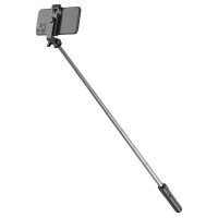Wozinsky Selfie stick WHS1Y telescopic tripod 1m with phone holder - black