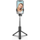 Wozinsky Selfie stick WHS1Y telescopic tripod 1m with phone holder - black