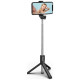 Wozinsky Selfie stick WHS1Y telescopic tripod 1m with phone holder - black