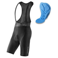 Rockbros RK2002L short bib shorts with L insert - black