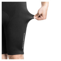 Rockbros RK2002L short bib shorts with L insert - black