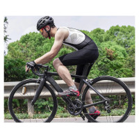 Rockbros RK2002L short bib shorts with L insert - black