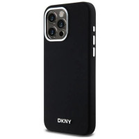 Dkny Etui DKNY Liquid Silicone Small Metal Logo MagSafe na iPhone 14 Pro Max - czarne