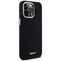Dkny Etui DKNY Liquid Silicone Small Metal Logo MagSafe na iPhone 14 Pro Max - czarne