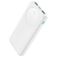 Joyroom Powerbank Joyroom JR-PBF12 10000mAh 2.4A 2x USB-A 1x USB-C - white