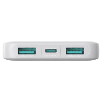 Joyroom Powerbank Joyroom JR-PBF12 10000mAh 2.4A 2x USB-A 1x USB-C - white