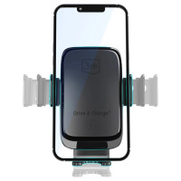 3Mk Protection 3mk Drive & Charge car phone holder for grille/window/cockpit with inductive charger - black