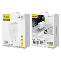 Dudao A5HEU network charger 3x USB-A 1x USB-C PD20W - white