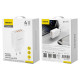 Dudao A5HEU network charger 3x USB-A 1x USB-C PD20W - white