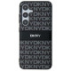 Dkny Leather Mono Stripe & Metal Logo case for Samsung Galaxy S24 - black
