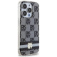 Dkny IML Checkered Mono Pattern & Printed Stripes MagSafe Case for iPhone 13 Pro / 13 - Black