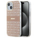 Dkny IML Mono & Stripe MagSafe Case for iPhone 15 Plus / 14 Plus - Pink