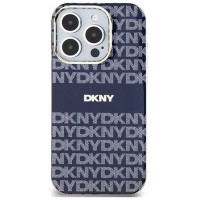 Dkny IML Mono & Stripe MagSafe case for iPhone 15 Pro Max - blue