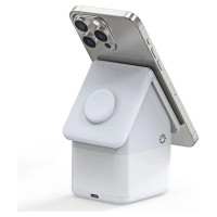 Duzzona W20 15W 4in1 inductive charger for iPhone / AirPods / Apple Watch with night lamp - white