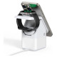 Duzzona W20 15W 4in1 inductive charger for iPhone / AirPods / Apple Watch with night lamp - white