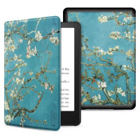 Tech-Protect SmartCase for Kindle 11" 2022 - Blue with Sakura Flowers