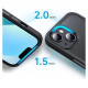 Tech-Protect MagMat MagSafe iPhone 13 Case - Matte Navy Blue