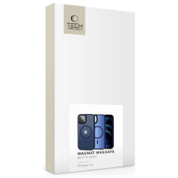 Tech-Protect MagMat MagSafe iPhone 13 Case - Matte Navy Blue