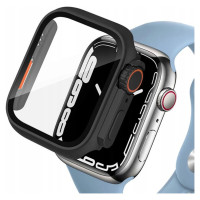Tech-Protect Defense360 Case for Apple Watch 7 / 8 / 9 (45mm) - Black/Orange