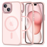 Tech-Protect MagMat MagSafe iPhone 15 Case - Clear Pink