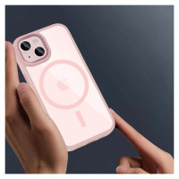 Tech-Protect MagMat MagSafe iPhone 15 Case - Clear Pink