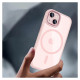 Tech-Protect MagMat MagSafe iPhone 15 Case - Clear Pink