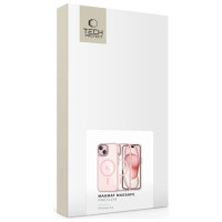 Tech-Protect MagMat MagSafe iPhone 15 Case - Clear Pink