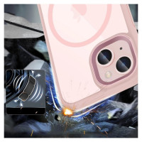 Tech-Protect MagMat MagSafe iPhone 15 Case - Clear Pink