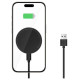 Tech-Protect QI15W-A33 Inductive Charger with MagSafe and Stand with USB-A / USB-C Cable - Black