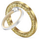 Tech-Protect MMR200 magnetic holder / ring with MagSafe - gold with crystals