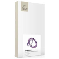 Tech-Protect MMR200 magnetic holder / ring with MagSafe - purple with crystals