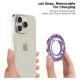 Tech-Protect MMR200 magnetic holder / ring with MagSafe - purple with crystals