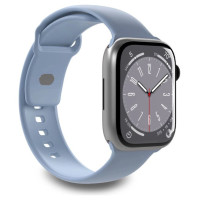 Puro Icon Silicone Strap for Apple Watch 38 / 40 / 41 mm - Light Blue (2 pcs.)