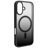 Puro Gradient MagSafe Silicone Case for iPhone 16 Plus - Black