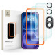 Tech-Protect Supreme Set tempered glass for iPhone 16 - transparent (3 pcs.)
