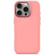 Decoded AntiMicrobial Silicone Stacks Backcover with MagSafe for iPhone 16 Pro - Pink