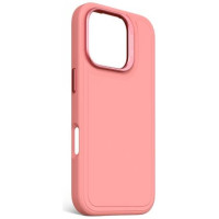 Decoded AntiMicrobial Silicone Stacks Backcover with MagSafe for iPhone 16 Pro - Pink