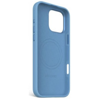 Decoded AntiMicrobial Silicone Backcover Case with MagSafe for iPhone 16 Pro Max - Blue