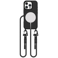 Tech-Protect MagNecklace MagSafe Case with Lanyard for iPhone 16 Pro - Black